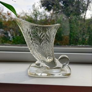 Horn of plenty hand blown glass